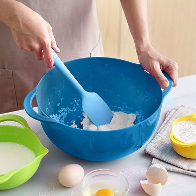 Megachef Pro Multipurpose Stackable Mixing Bowl and Measuring Cup Set