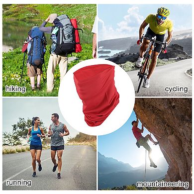 Ice Silk Solid Neck Gaiter for Outdoor Sports Activities 1 Pc