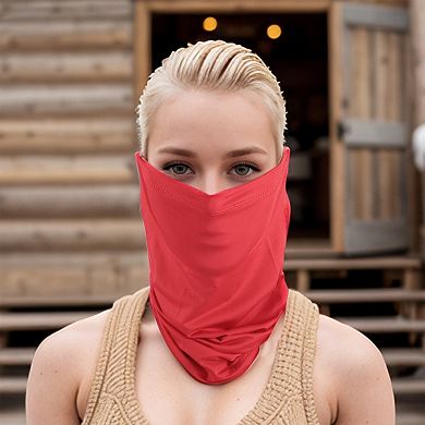 Ice Silk Solid Neck Gaiter for Outdoor Sports Activities 1 Pc