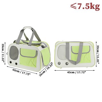 1Pc Pet Carrier Bag Foldable Transport Box Breathable