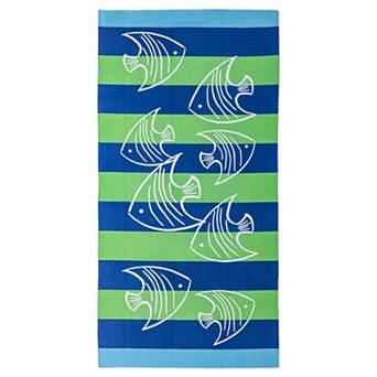 Cartoon Pattern Oversized Beach Towel Sand Free Quick Dry Absorbent Travel Towel 1 Pack 71" x 35"