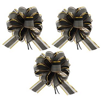 3 pc Gift Bow Pull Bows for Gift Wrapping Decorative