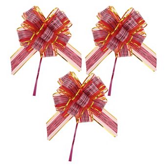 3 pc Gift Bow Pull Bows for Gift Wrapping Decorative