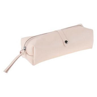 Leather Style Aesthetic Pen Bag Organizer for Office Supplies 1 pc