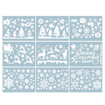 Pendant Christmas Tree Christmas Decor for Windows White 1 Set