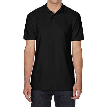 Gildan Mens SoftStyle Double Pique Polo Shirt