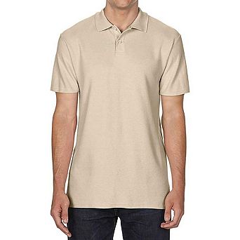 Gildan Mens SoftStyle Double Pique Polo Shirt