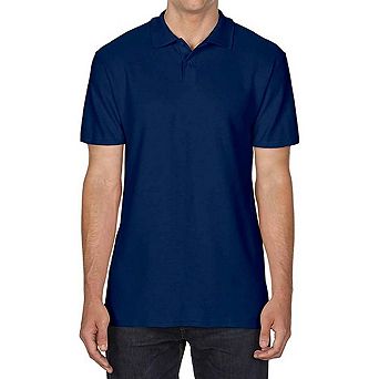 Gildan Mens SoftStyle Double Pique Polo Shirt