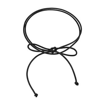 Adjustable Pure Leather Cord End Knot Festival Wrap Belt for Women 1 pc
