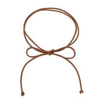 Adjustable Pure Leather Cord End Knot Festival Wrap Belt for Women 1 pc