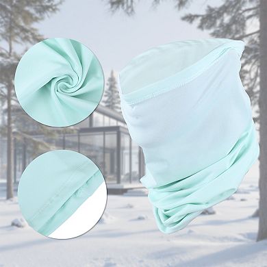 Ice Silk Solid Color Neck Gaiter for Outdoor Sports Activities 1 Pc