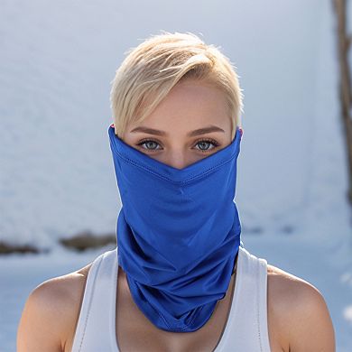 Ice Silk Solid Color Neck Gaiter for Outdoor Sports Activities 1 Pc
