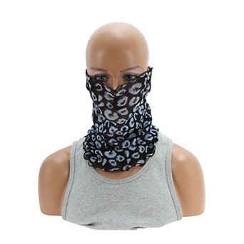 Leopard Print Earloop Neck Gaiter 1 pc