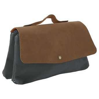 Two-Tier Hand Carry Style Pencil Pouch for Office Supplies 1 pc