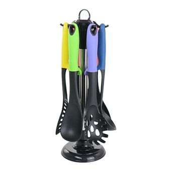 Megachef Pro Assorted Color Nylon Cooking Utensils, Set of 7