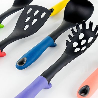 Megachef Pro Assorted Color Nylon Cooking Utensils, Set of 7