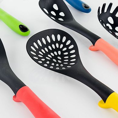 Megachef Pro Assorted Color Nylon Cooking Utensils, Set of 7