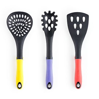 Megachef Pro Assorted Color Nylon Cooking Utensils, Set of 7