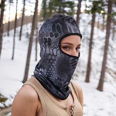 Ice Silk Snake Pattern Balaclava Face Mask 1 Pc