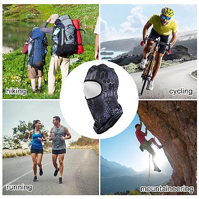 Ice Silk Snake Pattern Balaclava Face Mask 1 Pc