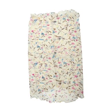 Ditsy Floral Print Earloop Neck Gaiter for Outdoor Sports Activities 1 Pc