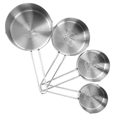 Megachef Pro 14 Piece Stainless Steel Measuring Cup and Spoon Set with Mixing Bowls