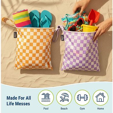 Checkered Wet Bag Set