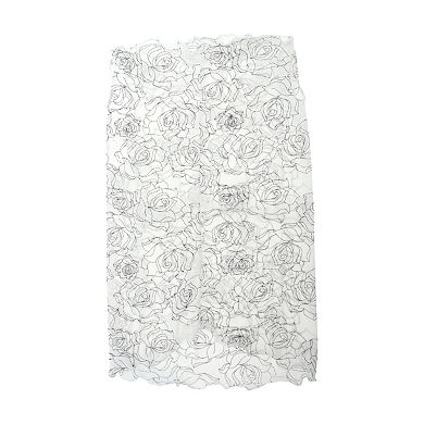 Rose Print Earloop Neck Gaiter for Outdoor Sports Activities 1 Pc