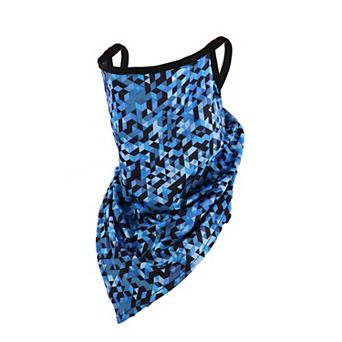 Geometric Triangle Earloop Neck Gaiter for Outdoor Sports Activities 1 pc