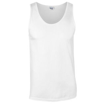 Gildan Mens Plain Soft Tank Top