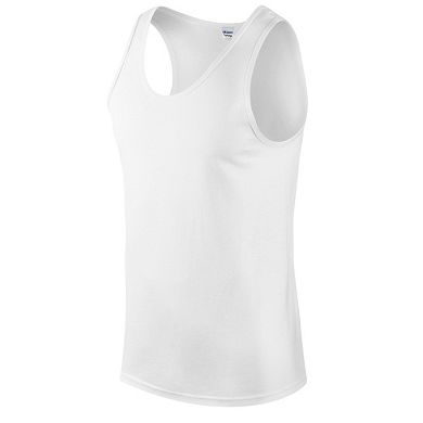 Gildan Mens Plain Soft Tank Top