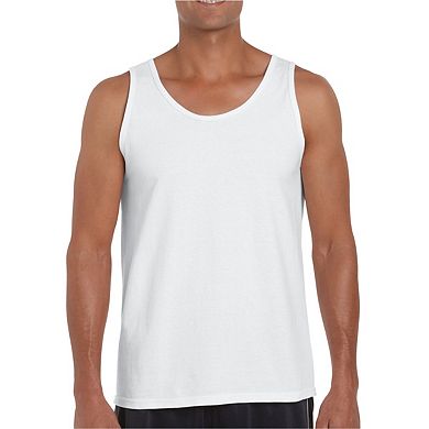 Gildan Mens Plain Soft Tank Top