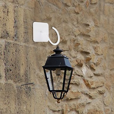 2Pcs Plant Hanger with Screws 3.2inch Iron Plant Hangers White