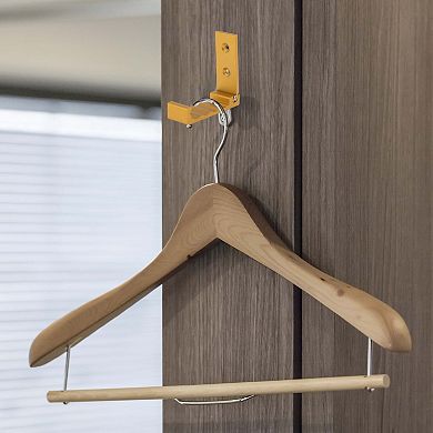 4 Pcs 90° Foldable Coat Hook for Kitchen Wardrobe