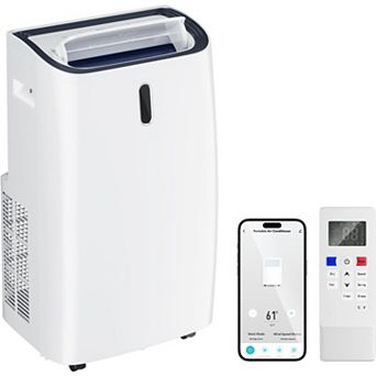 14,000 BTU 4-in-1 Portable Evaporative Air Cooler