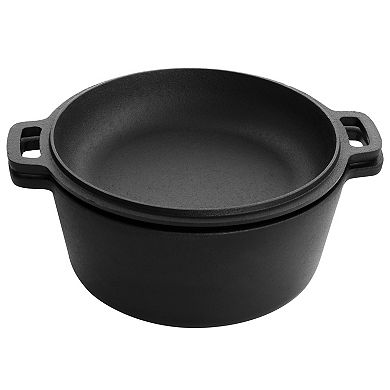 Megachef Pro 12 Piece Round PreSeasoned Cast Iron Cookware Set