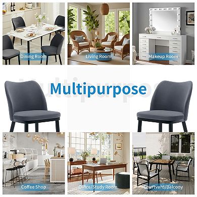 Upholstered Dining Chairs Set of 2