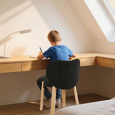 2 Pack Modern Vanity Chair with Love Backrest