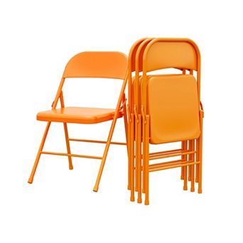 Steel Folding Chairs 4-Pack
