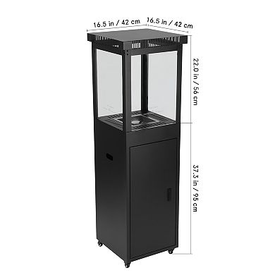 Heater Portable Heater for Outdoor Use Black