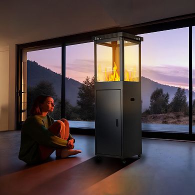 Heater Portable Heater for Outdoor Use Black