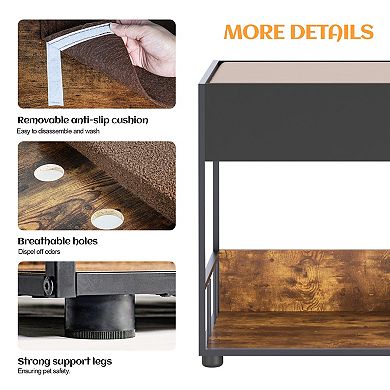 Pet Step Window Perch Bunk Beds Window Perch Elevated Dog Bed Multi-Level Platform