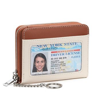 Small Women Wallet with Zipper Coin Pocket for Daily Travel Shopping