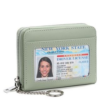 Small Women Wallet with Zipper Coin Pocket for Daily Travel Shopping