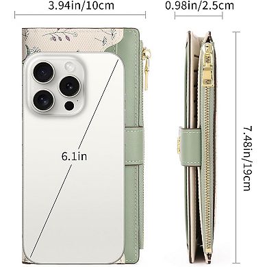 Women’s RFID Blocking Wallet - Large Capacity PU Leather, Lightweight for Travel & Daily