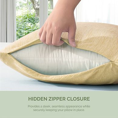 Elegant Comfort Set of 2 Luxury Arc-Chill - Cooling Pillowcases