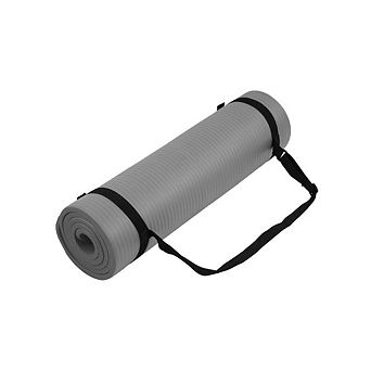 Yoga Mat, 1/2" Extra Thick High Density Exercise Mat with Carrying Strap