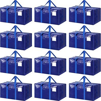 Heavy Duty 23Gal Bags PE Waterproof, Zipper, 65lb loading