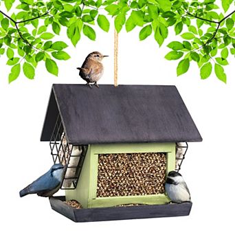 MEKKAPRO Double Suet Bird Feeder Hanging Weatherproof