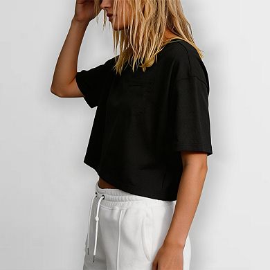 Women's Classic Crew Neck T-Shirt, Solid Color Short Sleeve Tee, Soft Casual Everyday Essential Top